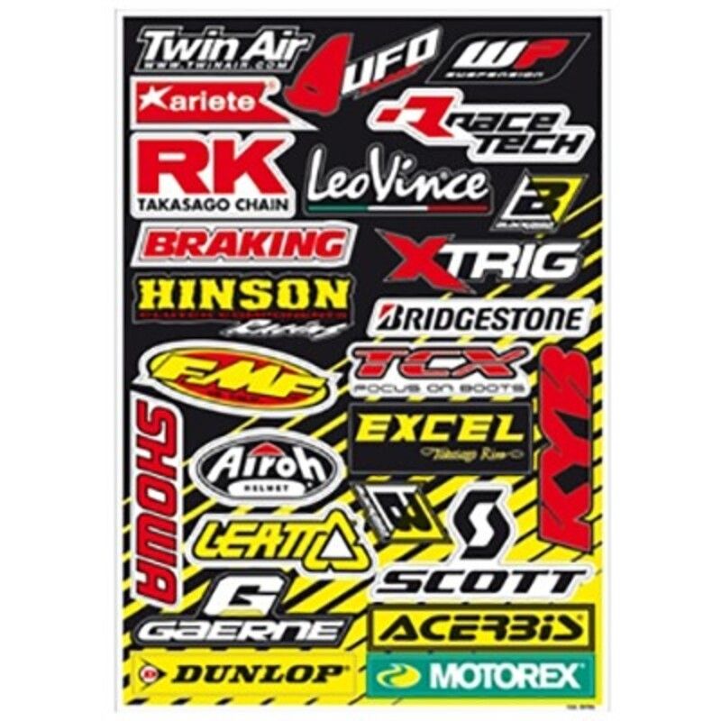 Kit Adhesivos Blackbird sponsor 5076A - motoscamaralweb.com