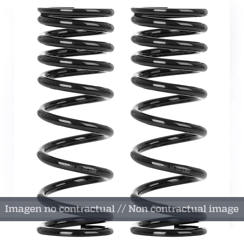 Muelle de amortiguador trasero YSS progresivo negro 46-10-15-200 - motoscamaralweb.com