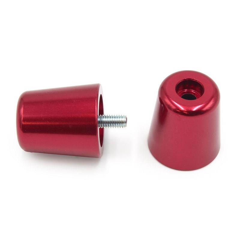 Juego contrapesos manillar V PARTS aluminio Piaggio rojo - motoscamaralweb.com