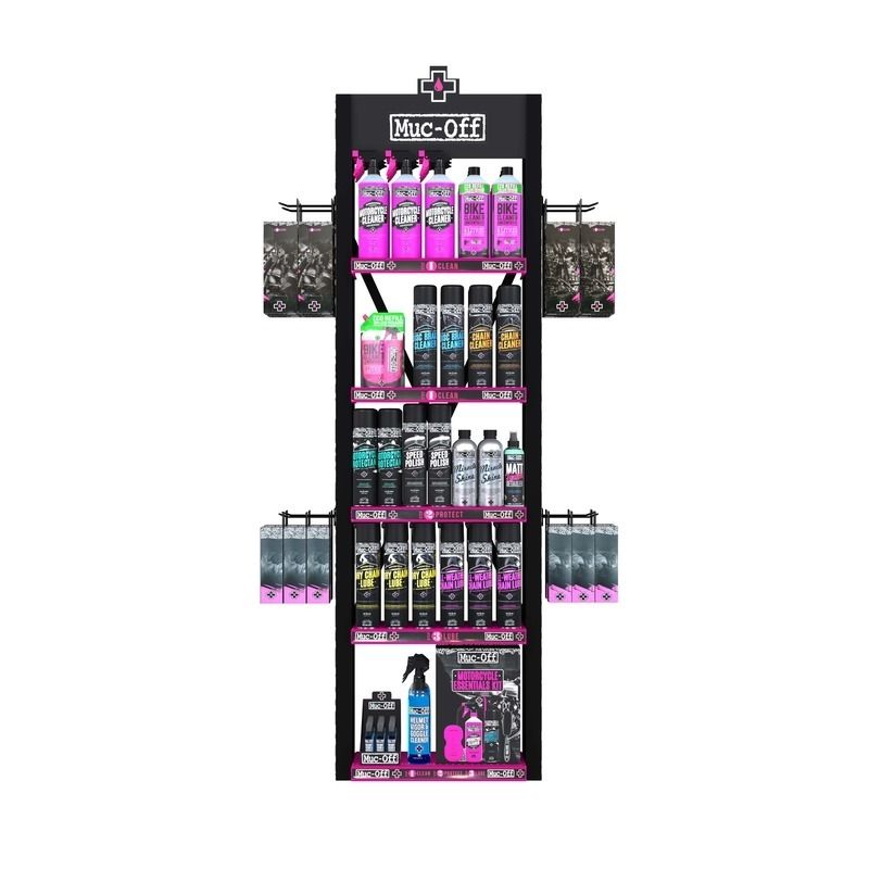 Expositor MUC-OFF Single Display (paquete 1/3) - motoscamaralweb.com