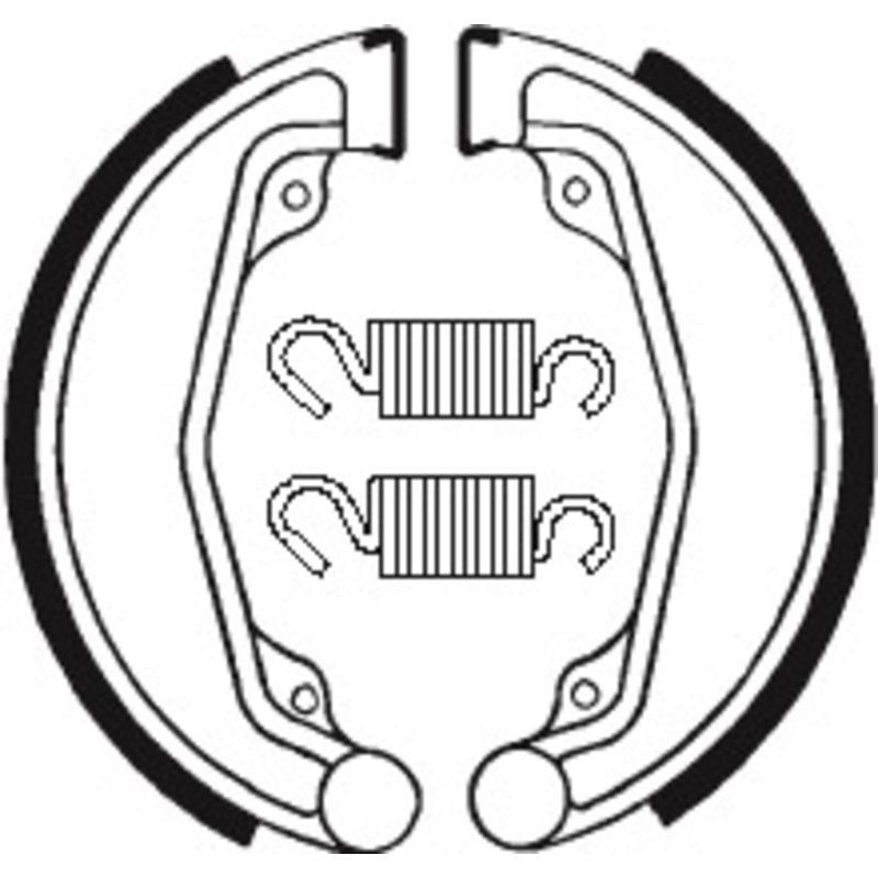 Zapatas de freno Tecnium BA023 - motoscamaralweb.com