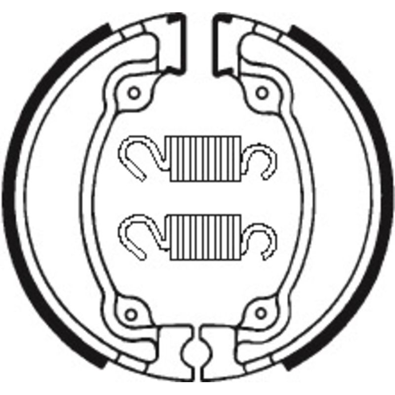Zapatas de freno Tecnium BA026 - motoscamaralweb.com