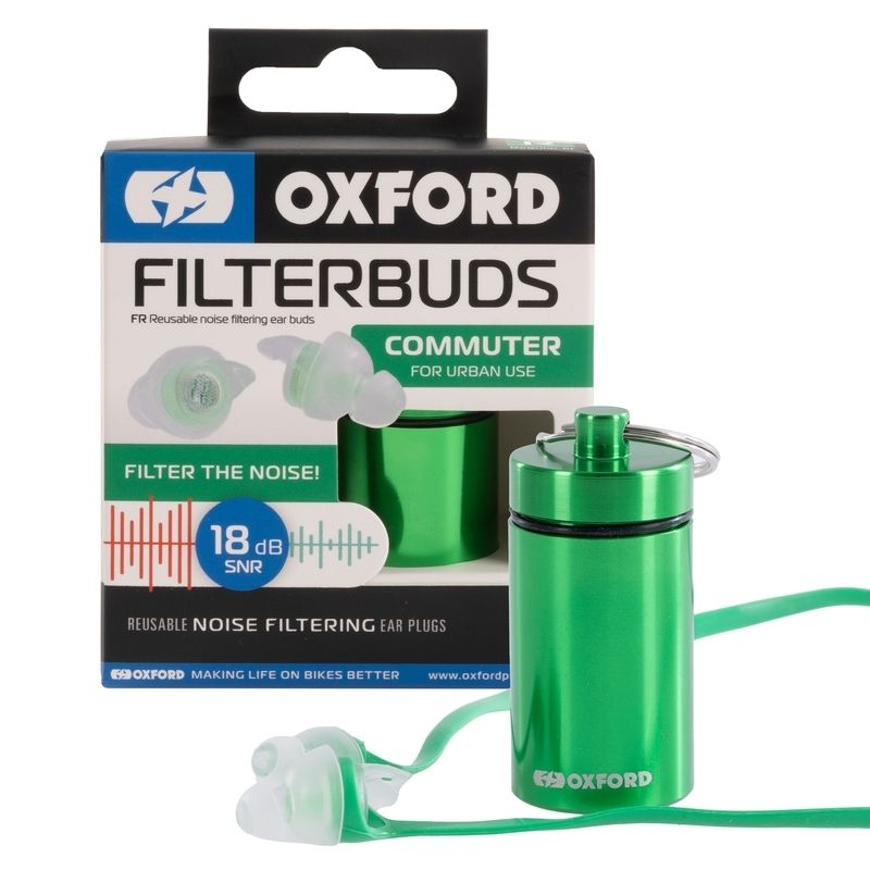 Auriculares OXFORD FilterBuds Commuter 18 SNR - motoscamaralweb.com