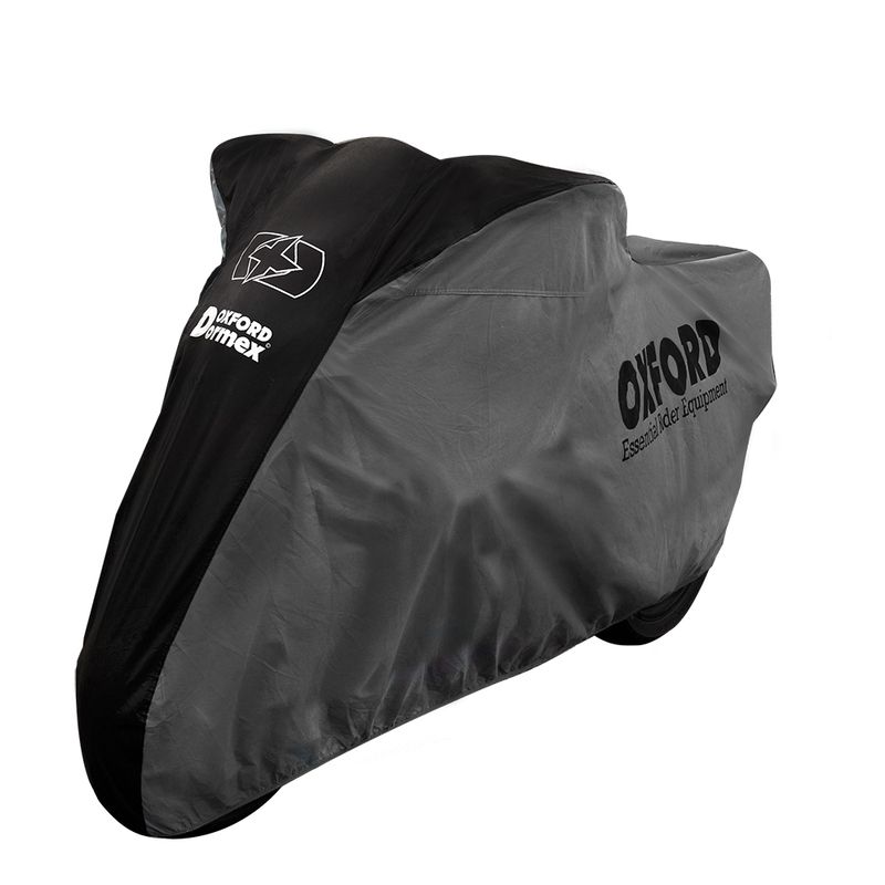 Funda de moto para interior OXFORD Dormex - Moto / Scooter - Negro / Plata - S - motoscamaralweb.com
