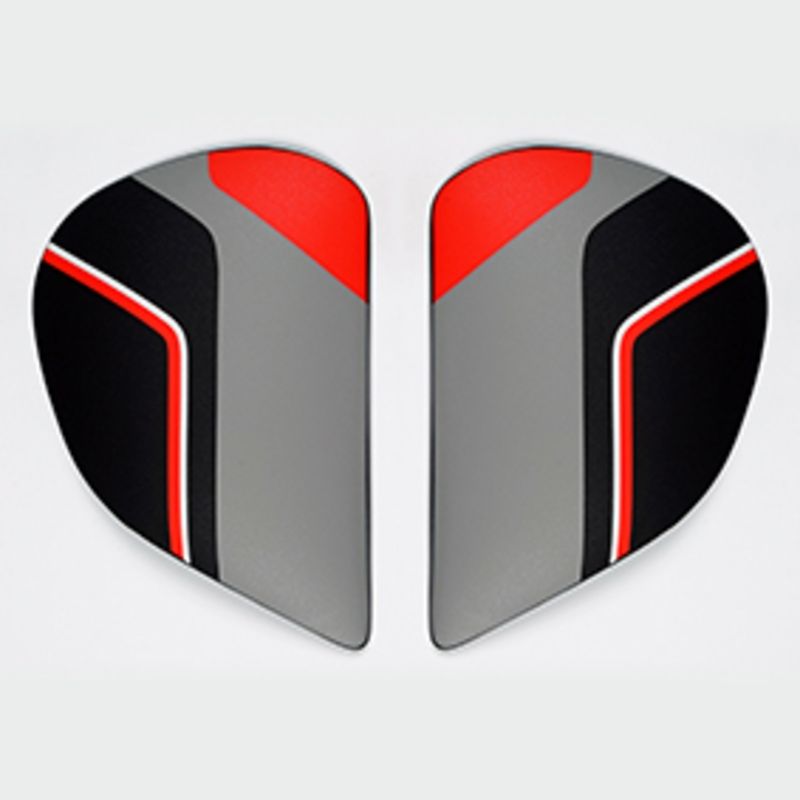 Cubiertas laterales ARAI (Sistema SuperAdSis J). SENSE Rojo (Modelos: AXCES-3) - motoscamaralweb.com