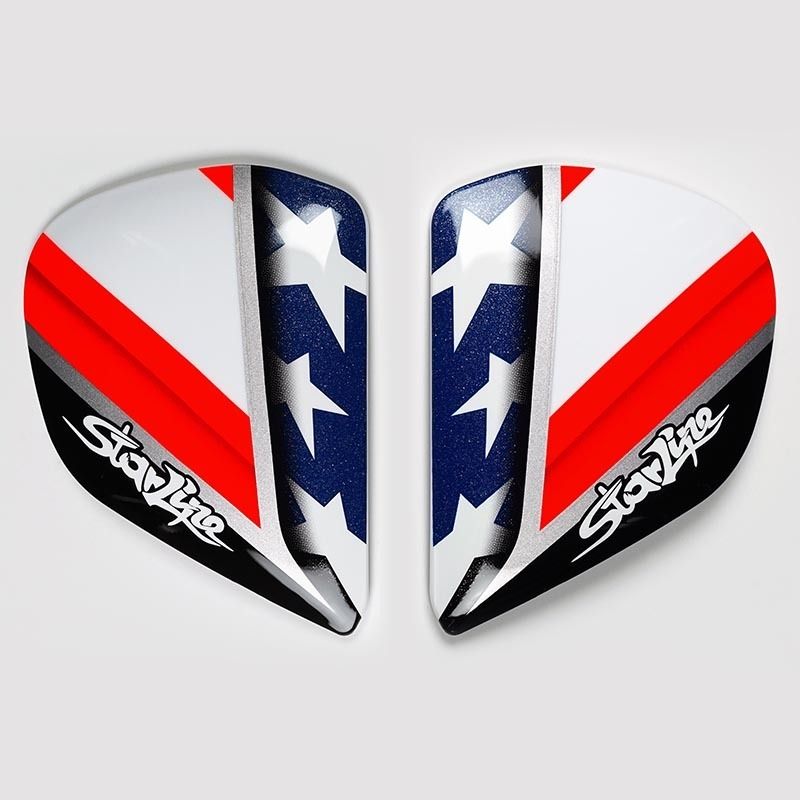 Cubiertas laterales ARAI HAYDEN Réplica (Compatible sistema VAS-V) - motoscamaralweb.com