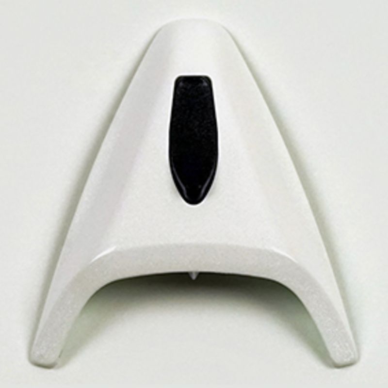 Ventilación frontal Central ARAI (DELTA DUCT-5). Blanco Diamante - motoscamaralweb.com