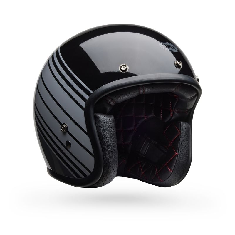 Casco BELL Custom 500 - Edge Gloss Metallic Black/Gray - motoscamaralweb.com