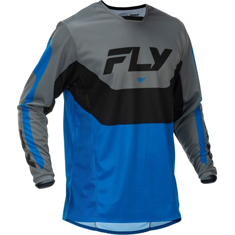 Camiseta FLY RACING Kinetic - azul/gris/negro - motoscamaralweb.com