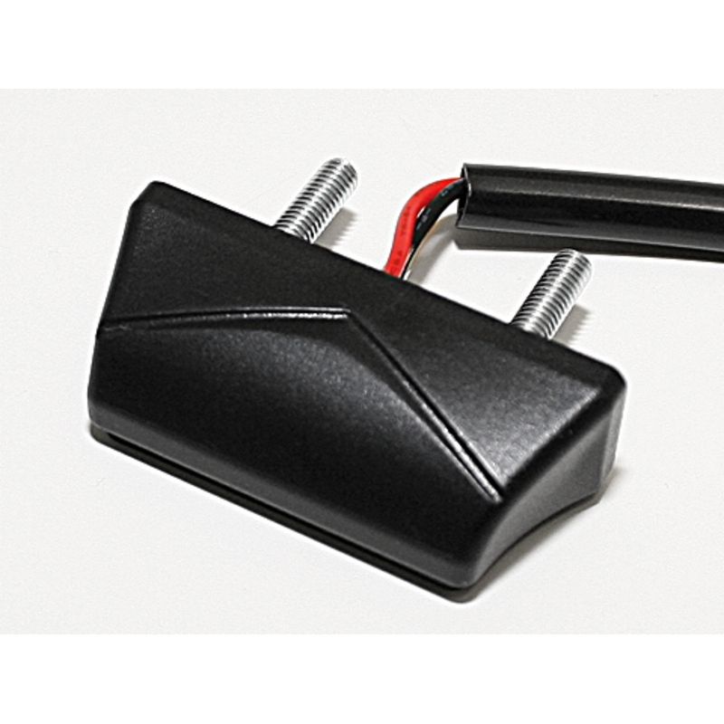 Luz de matrícula LED HIGHSIDER smart - negro - 1 pieza - motoscamaralweb.com