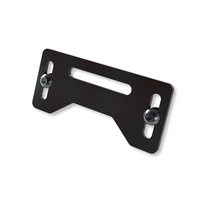Placa de montaje HIGHSIDER pro - negro - 1 pieza - motoscamaralweb.com