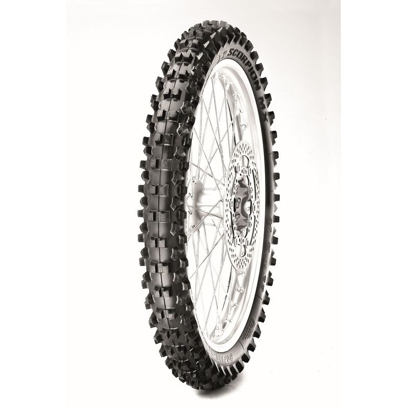 Neumático PIRELLI SCORPION MX32 MID SOFT (F) 80/100-14 40M NHS TT - motoscamaralweb.com