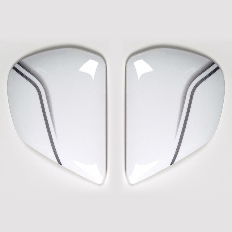 Cubiertas laterales ARAI STINT Blanco (Compatible sistema VAS-V) - motoscamaralweb.com