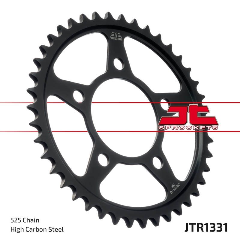 Corona JT SPROCKETS acero estándar 1331 - 525 - motoscamaralweb.com