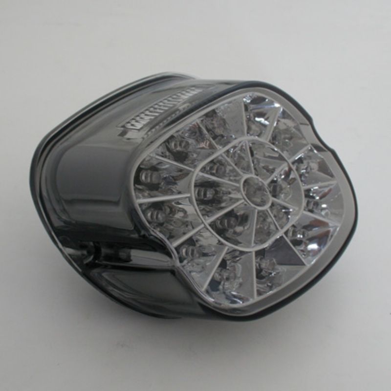 Piloto trasero LED HIGHSIDER smart HD style - cristal ahumado - homologado E - 1 pieza - motoscamaralweb.com