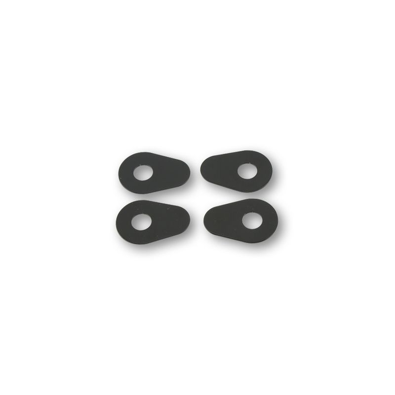 HIGHSIDER smart Mounting Plates Indy Spacer Black Aluminium. For Various Yamaha - motoscamaralweb.com