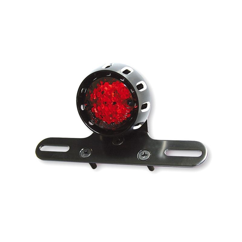 Piloto trasero LED HIGHSIDER smart Miles - cristal rojo - homologado E - 1 pieza - motoscamaralweb.com