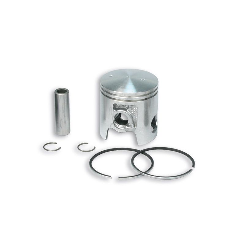 MALOSSI pistón 2t ø 47 con bulón ø 12 y 2 segmentos rectangulares tolerancia 0 - motoscamaralweb.com