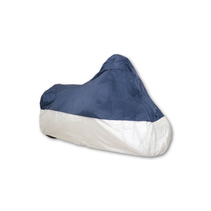 Funda de moto para exterior SHIN YO - Moto / Scooter - Azul / Plata - S - motoscamaralweb.com