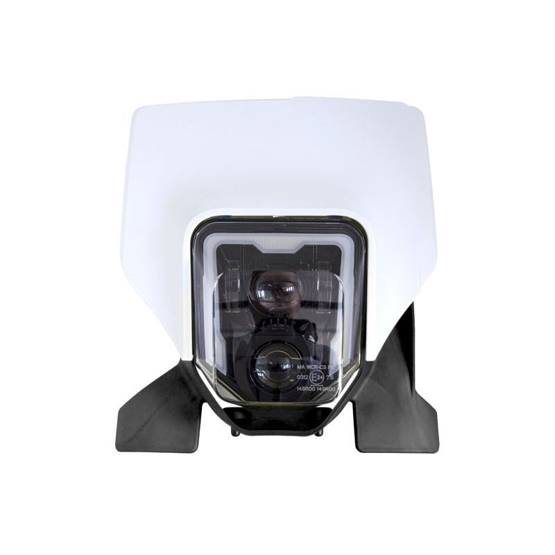 Careta con faro LED RACETECH - motoscamaralweb.com