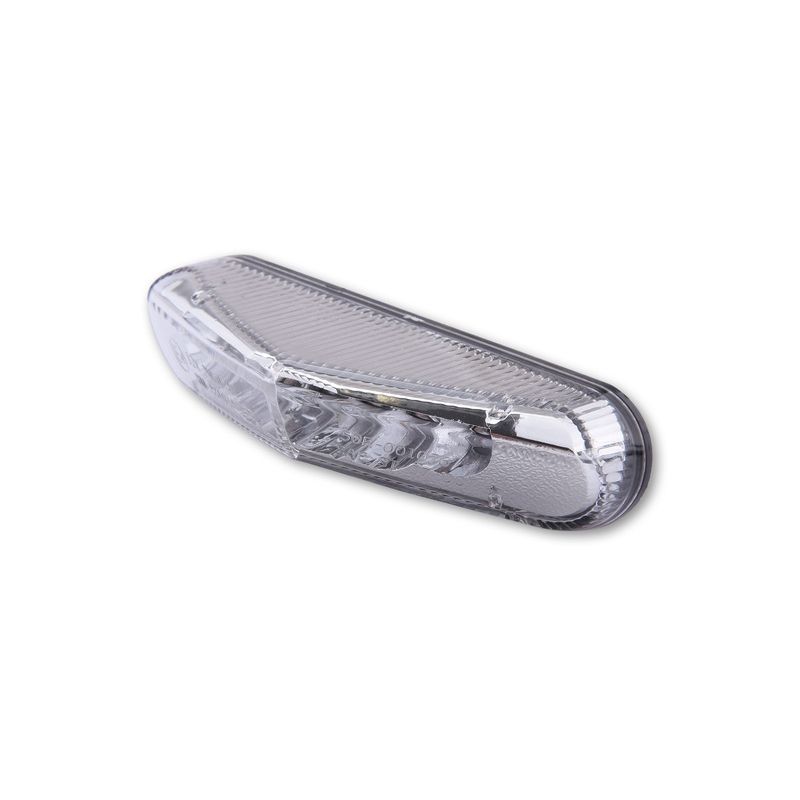 Piloto trasero LED HIGHSIDER smart - cristal transparente - homologado E - 1 pieza - motoscamaralweb.com