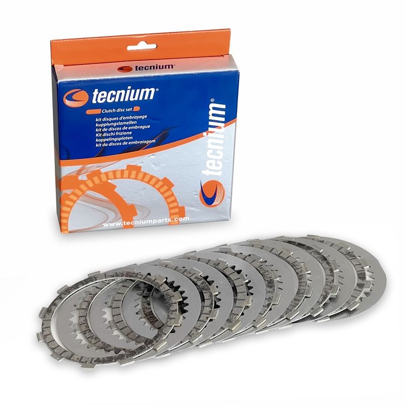 Kit de discos + separadores de embrague TECNIUM - motoscamaralweb.com