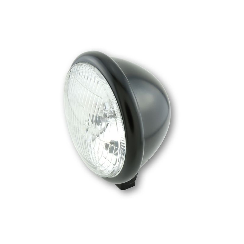Faro delantero HIGHSIDER smart Bates Style - 5 3/4 inch - negro - 1 pieza - motoscamaralweb.com
