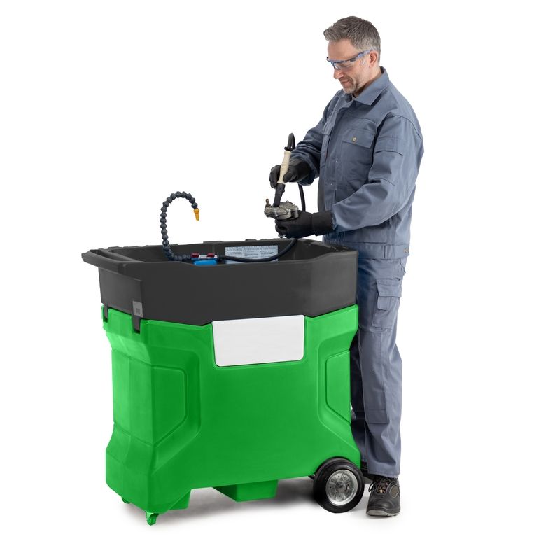 Lavadora de piezas biologico BIHR PCS200 60L - motoscamaralweb.com