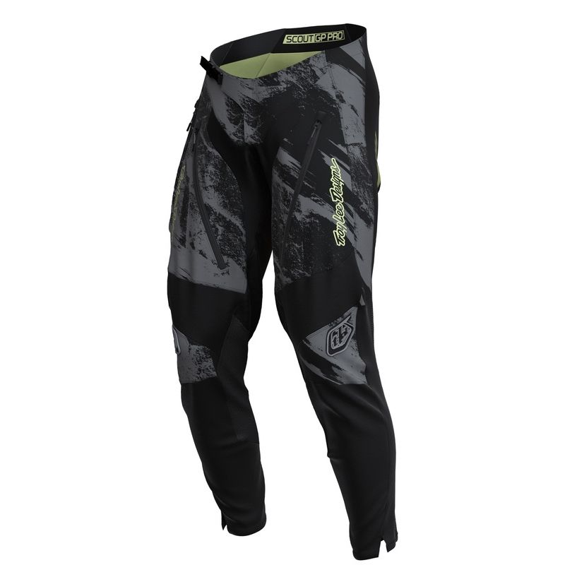 Pantalón TROY LEE DESIGNS Scout GP Pro Slab - Negro - motoscamaralweb.com