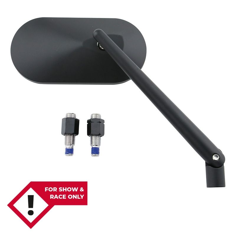 Retrovisor de manillar HIGHSIDER smart Agila - negro - motoscamaralweb.com