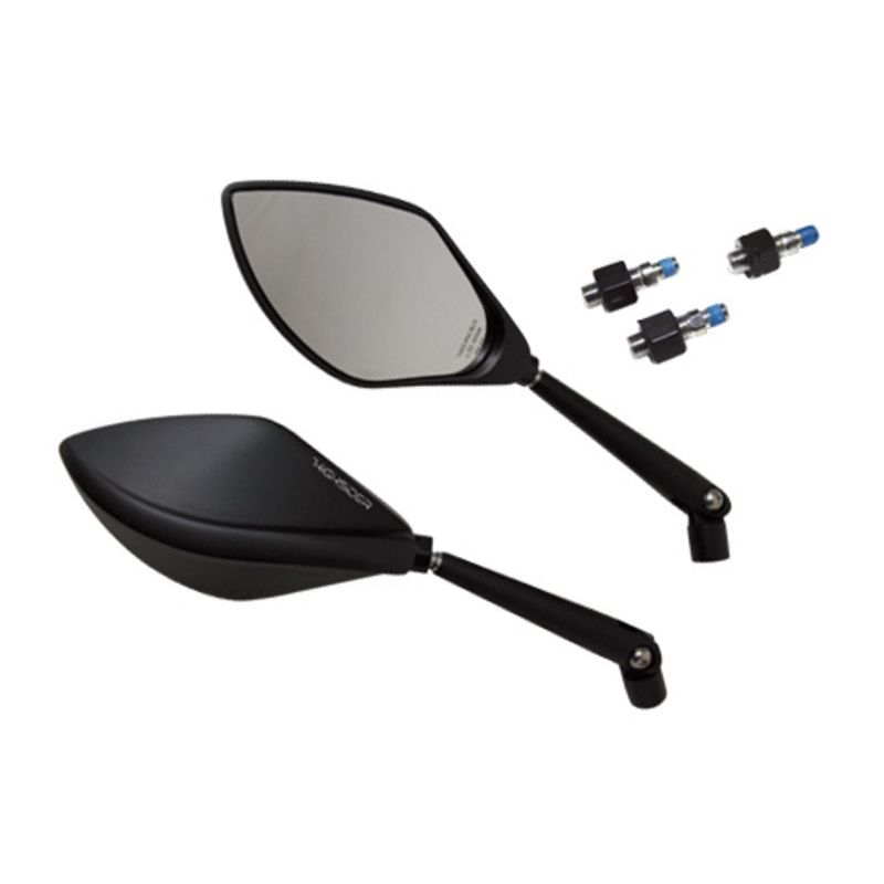 Retrovisor de manillar HIGHSIDER pro Torezzo - negro - Pareja - motoscamaralweb.com