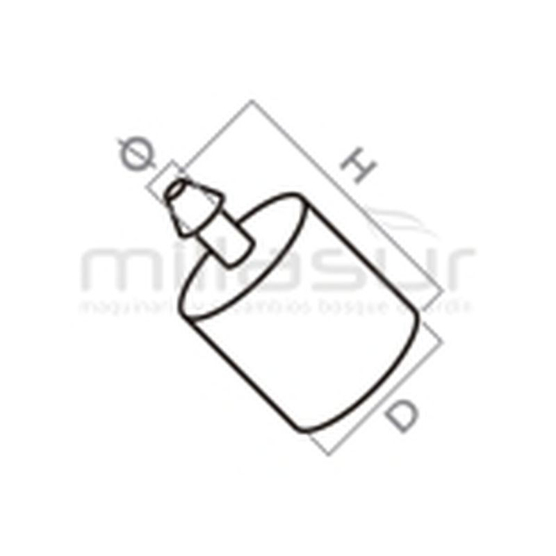 FILTRO GASOLINA ORIGINAL TILLOTSON 3.5X38X21 - motoscamaralweb.com