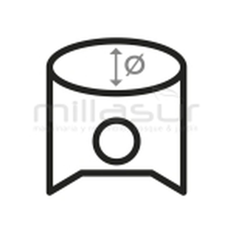PISTÓN AIP OLEO MAC 947 - EFCO 147 - motoscamaralweb.com