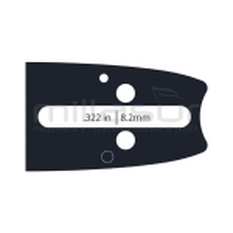 ESPADA ANOVA LAMINADA HUSQV 20 - 3/8 - .058 1.5mm - 72E (ACOPLE ESTRECHO) - motoscamaralweb.com