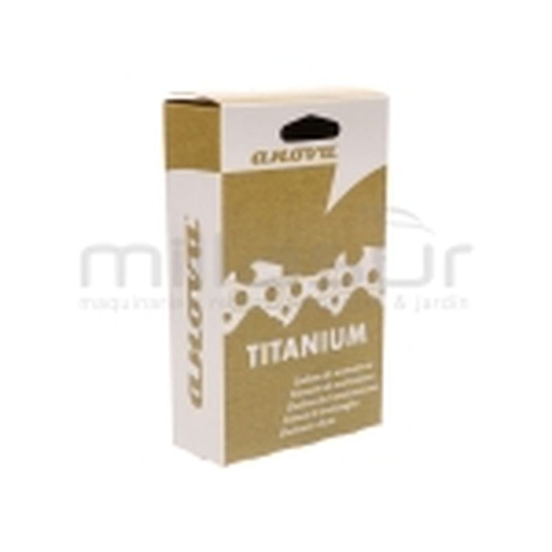 ROLLO CADENA 25 ANOVA TITANIUM 3/8 BAJO PERFIL .050 REDONDO - motoscamaralweb.com