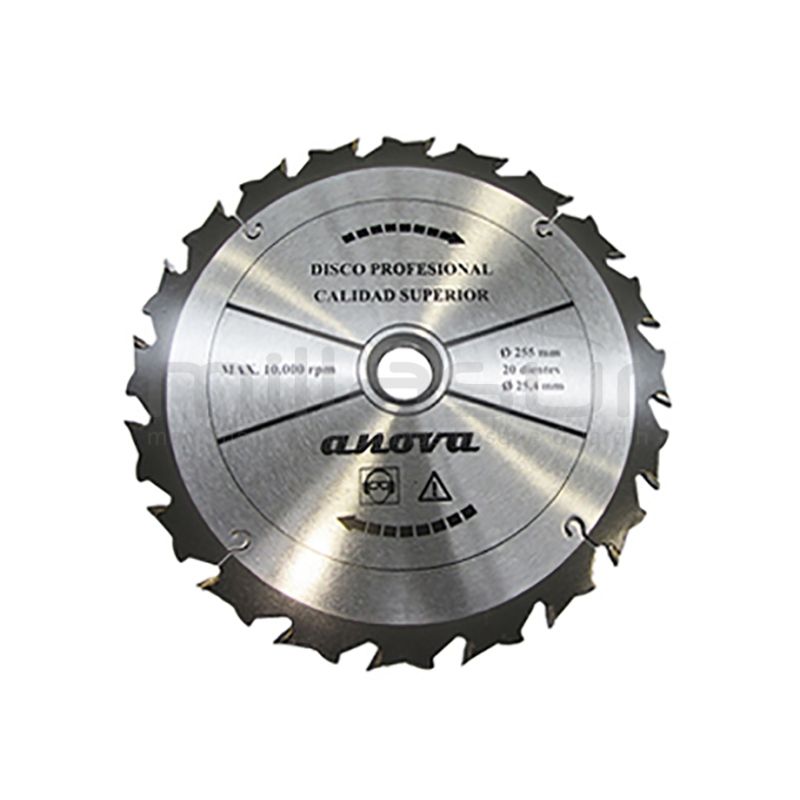 DISCO WIDIA SEMI-PROF. 255x3x20 (CON ANTIRREBOTE) - motoscamaralweb.com