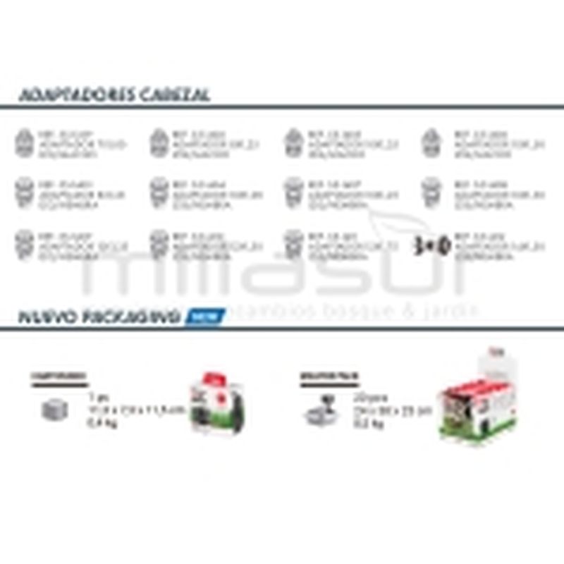 CABEZAL HOBBY TNG109 - SIN ADAPTADOR - motoscamaralweb.com