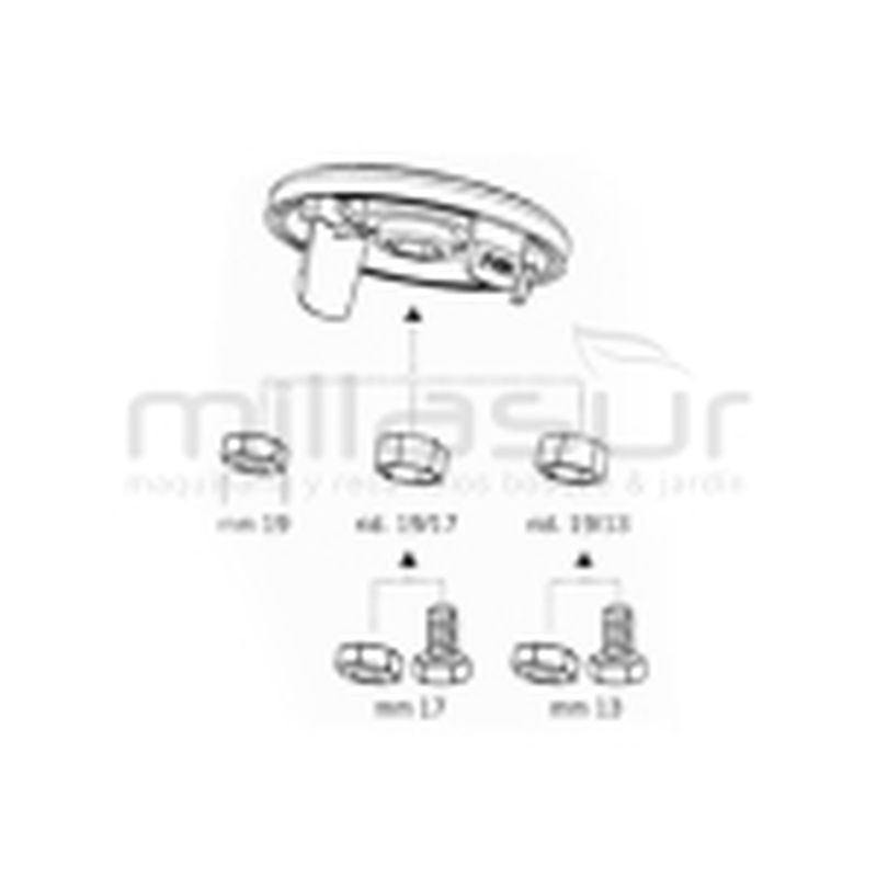 ADAPTADOR FIMA UNIV. 10 mm. - motoscamaralweb.com