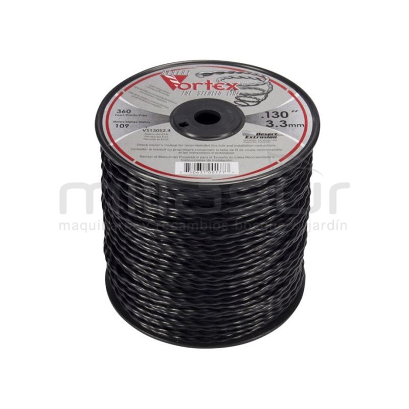 NYLON VORTEX BOBINA 3.30 x 110 m.(ANTIRUIDO-COPOLIMERO) - motoscamaralweb.com