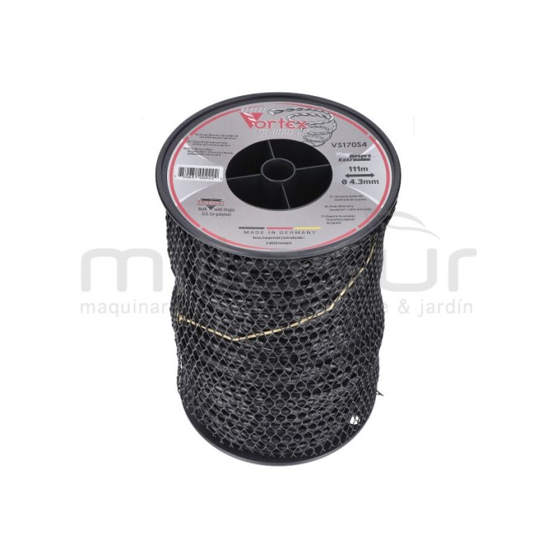 NYLON VORTEX BOBINA 4.3 x 111 m.(ANTIRUIDO-COPOLIMERO) - motoscamaralweb.com