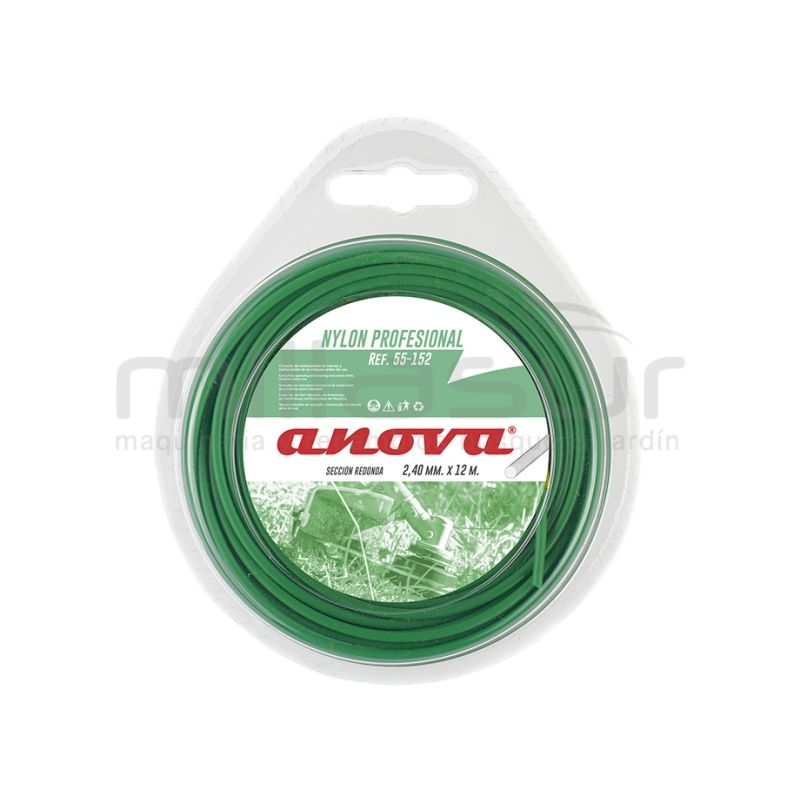 NYLON REDONDO ANOVA BLISTER 2.40x12 - motoscamaralweb.com