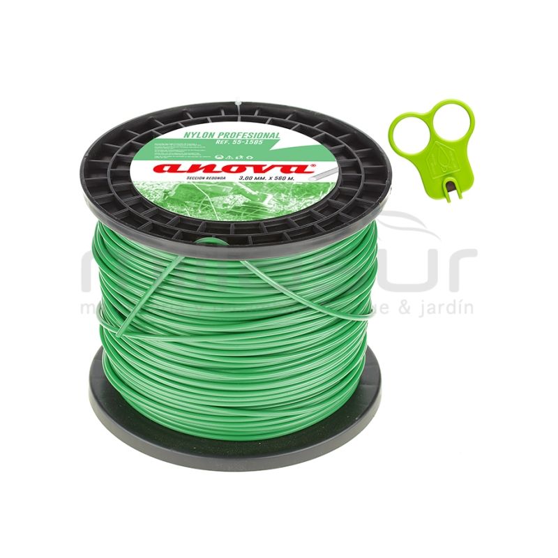 NYLON REDONDO ANOVA BOBINA 3.00 x 560 - motoscamaralweb.com