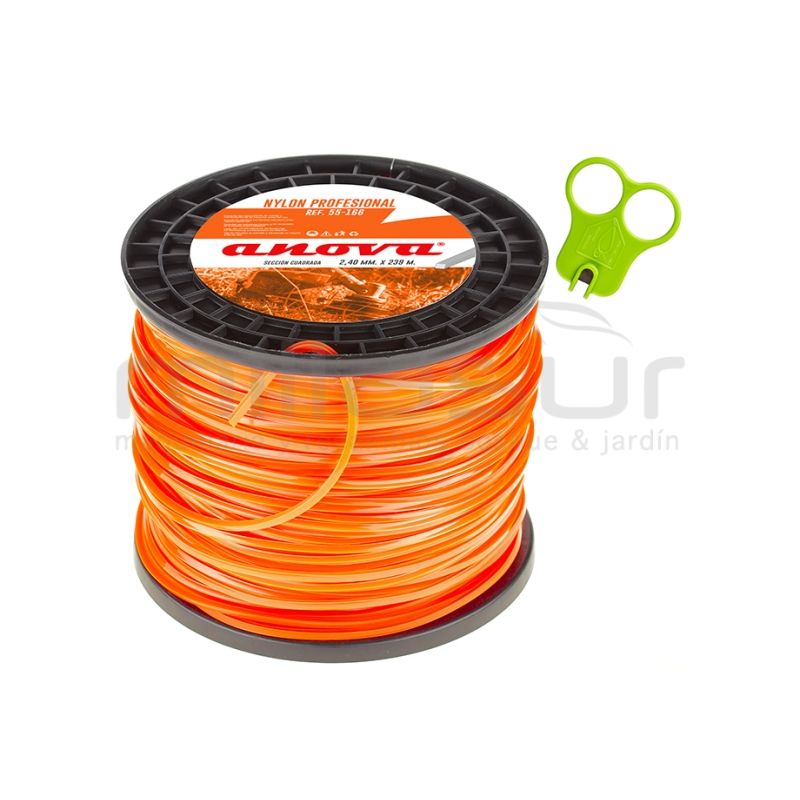 NYLON ANOVA BOBINA CUADRADO 2.40 x 239 m. - motoscamaralweb.com