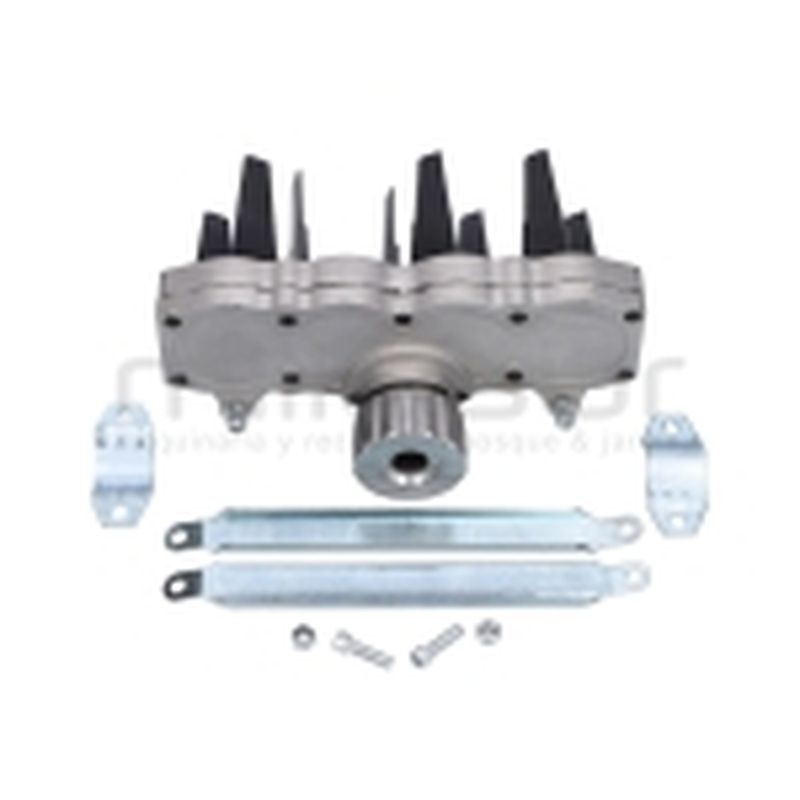 CABEZAL DESMALEZADOR CULTIVADOR DESBROZADORA UNIVERSAL TILLER-4 (PARA TUBO DE 28 26 25.4 25 24 ) - motoscamaralweb.com