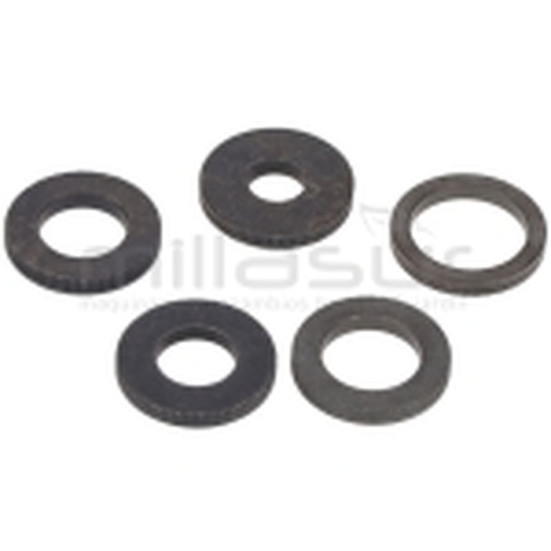 JUEGO ARANDELAS REDUCTORAS CUCHILLAS UNIVERSALES (EXT 25.4 - INT 9.5 - 12.7 - 14.2 - 15.8 - 19.05) - motoscamaralweb.com