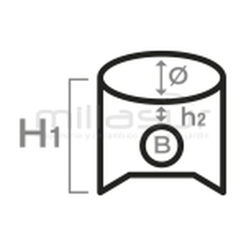 PISTÓN ROBIN EC025 (34mm) - motoscamaralweb.com