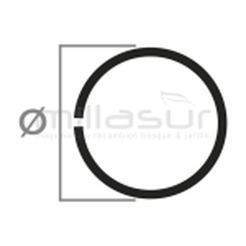 JUEGO DE AROS SOBREMEDIDA +0.020 HONDA GX390 - motoscamaralweb.com