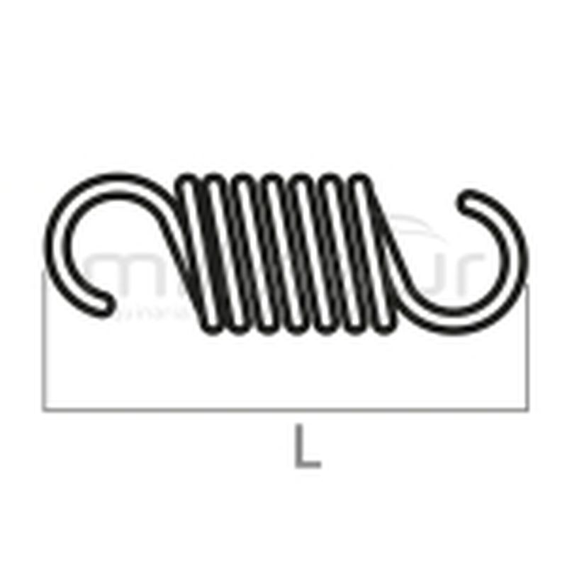 MUELLE EMBRAGUE KAW. TD40. TD48 - motoscamaralweb.com