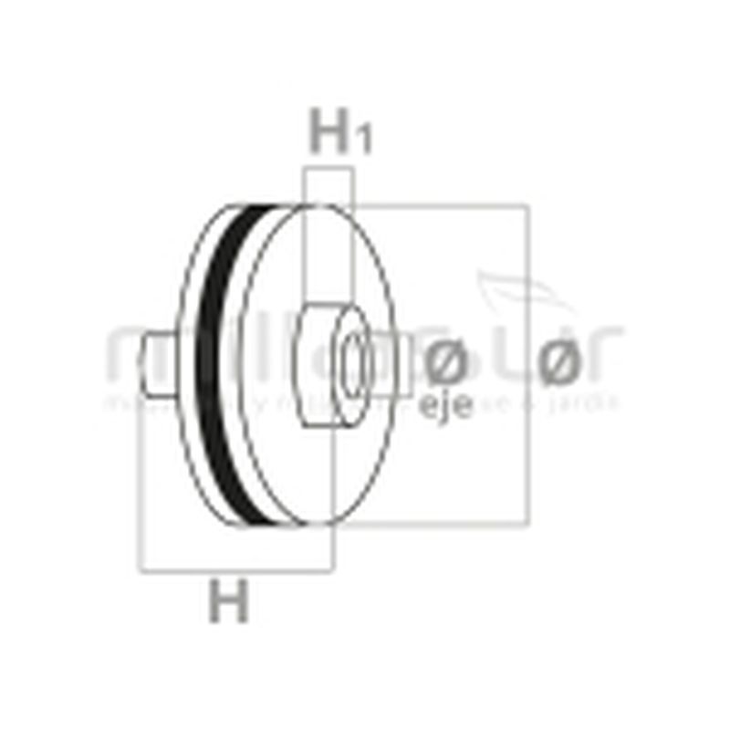 POLEA ARRANQUE ADAPTABLE A OLEO-MAC 750. 446. ... - motoscamaralweb.com